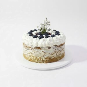 Torta de amapola y frutos rojos